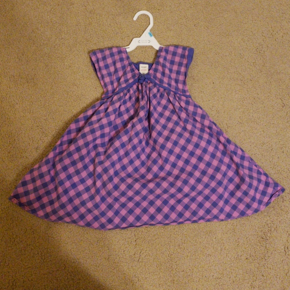 Old Navy Cotton Plaid Dress
